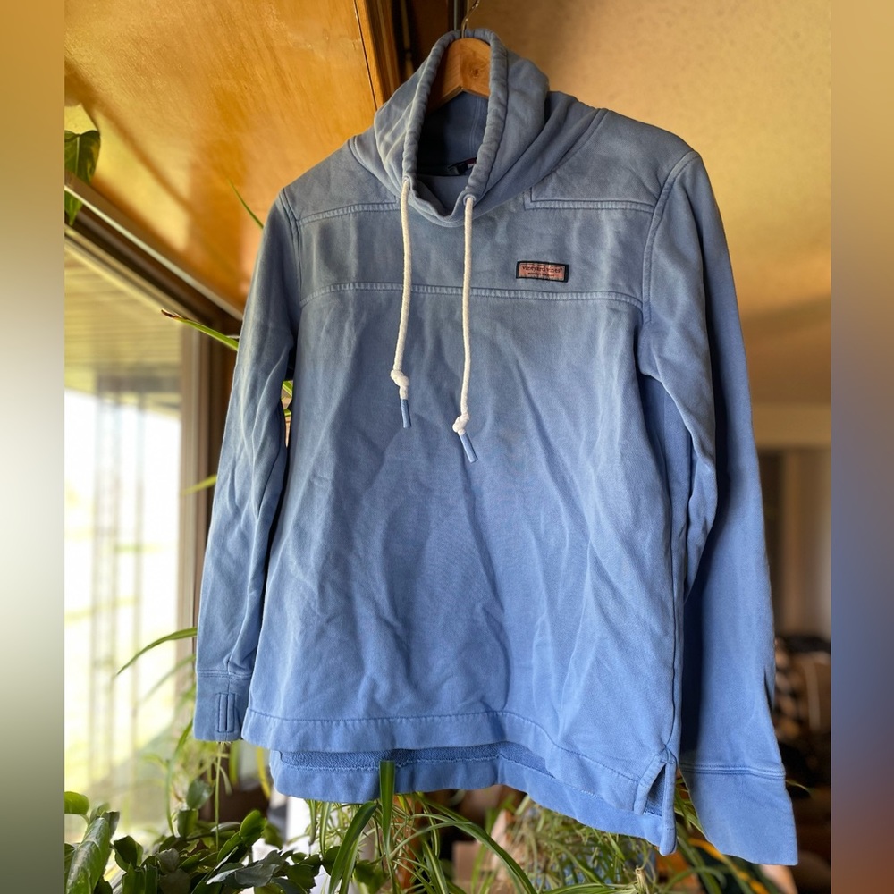 🐳Vineyard Vines Garment Dyed Relaxed Funnel Neck Shep Shirt🐳 - Picture 2 of 12